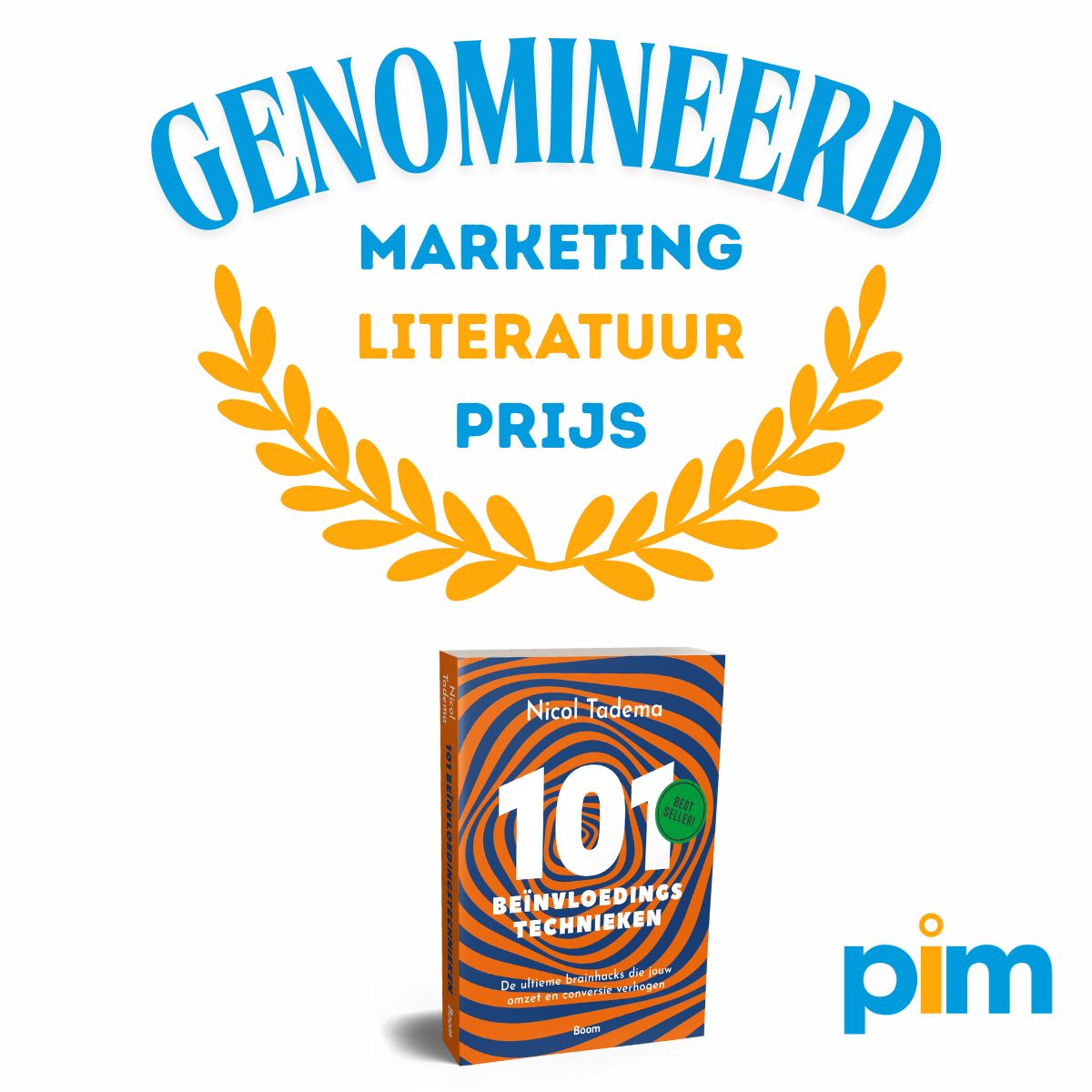 “Beste Nicol, Goed nieuws! Jouw boek is genomineerd voor de PIM 𝗠𝗮𝗿𝗸𝗲𝘁𝗶𝗻𝗴 𝗟𝗶𝘁𝗲𝗿𝗮𝘁𝘂𝘂𝗿𝗽𝗿𝗶𝗷𝘀 𝟮𝟬𝟮𝟱”

Say what?

Toen ik dit mailtje kreeg van Koninklijke Boom uitgevers , viel ik bijna van mijn strandstoel. Ja, van mijn strandstoel want ik geniet van een vakantie in Griekenland. Ik bestelde direct nog een ouzootje om te proosten op dit mooie nieuws. 

Juryvoorzitter Hans Molenaar : “D𝘦 10 𝘨𝘦𝘯𝘰𝘮𝘪𝘯𝘦𝘦𝘳𝘥𝘦 𝘣𝘰𝘦𝘬𝘦𝘯 𝘷𝘦𝘳𝘳𝘪𝘫𝘬𝘦𝘯 𝘩𝘦𝘵 𝘮𝘢𝘳𝘬𝘦𝘵𝘪𝘯𝘨𝘷𝘢𝘬𝘨𝘦𝘣𝘪𝘦𝘥 𝘦𝘯 𝘣𝘪𝘦𝘥𝘦𝘯 𝘰𝘳𝘨𝘢𝘯𝘪𝘴𝘢𝘵𝘪𝘦𝘴 𝘷𝘰𝘭𝘰𝘱 𝘪𝘯𝘴𝘱𝘪𝘳𝘢𝘵𝘪𝘦 𝘰𝘮 𝘬𝘭𝘢𝘯𝘵𝘦𝘯 𝘦𝘦𝘯 𝘯𝘰́𝘨 𝘣𝘦𝘵𝘦𝘳𝘦 𝘣𝘦𝘭𝘦𝘷𝘪𝘯𝘨 𝘵𝘦 𝘨𝘦𝘷𝘦𝘯, 𝘨𝘦𝘣𝘢𝘴𝘦𝘦𝘳𝘥 𝘰𝘱 𝘥𝘦 𝘯𝘪𝘦𝘶𝘸𝘴𝘵𝘦 𝘪𝘯𝘻𝘪𝘤𝘩𝘵𝘦𝘯 𝘶𝘪𝘵 𝘱𝘳𝘢𝘬𝘵𝘪𝘫𝘬 𝘦𝘯 𝘸𝘦𝘵𝘦𝘯𝘴𝘤𝘩𝘢𝘱.” 

Naast mijn boek 101 beïnvloedingstechnieken zijn 
genomineerd:

✅ 𝗔𝗜 𝗽𝗲𝗿𝘀𝗼𝗻𝗮𝗹𝗶𝘀𝗮𝘁𝗶𝗲 𝘀𝘁𝗿𝗮𝘁𝗲𝗴𝗶𝗲 – Jean-Pierre Thomassen 
✅ 𝗚𝗿𝗼𝘁𝗲 𝗠𝗮𝗿𝗸𝗲𝘁𝗶𝗻𝗴 𝗥𝗲𝘀𝗲𝘁 – Sebastiaan Elsholz 
✅ 𝗜𝗲𝗱𝗲𝗿𝗲𝗲𝗻 𝗽𝗿𝗮𝗮𝘁 𝗲𝗿𝗼𝘃𝗲𝗿 – Rob de Groot 
✅ 𝗜𝗻𝗰𝗹𝘂𝘀𝗶𝗲𝘃𝗲 𝗠𝗮𝗿𝗸𝗲𝘁𝗶𝗻𝗴 – Hamza Ouamari 
✅ 𝗠𝗮𝗿𝗸𝗲𝘁𝗶𝗻𝗴 𝗱𝗲𝗻𝗸𝗲𝗻, 𝗺𝗮𝗿𝗸𝗲𝘁𝗶𝗻𝗴 𝗱𝗼𝗲𝗻 – Marjolein Visser RM ✔ 
✅ 𝗠𝗮𝗿𝗸𝗲𝘁𝗶𝗻𝗴. 𝗥𝗲𝗶𝗻𝘃𝗲𝗻𝘁𝗶𝗻𝗴 𝘁𝗵𝗲 𝗕𝗮𝘀𝗶𝗰𝘀 – Igor Nowe 
✅ 𝗠𝗲𝗿𝗸𝗱𝗶𝘀𝗿𝘂𝗽𝘁𝗶𝗲 – Richard Otto , Frank Haveman en Jeroen Cremer 
✅ 𝗥𝗲𝗹𝗮𝘁𝗶𝗲𝘁𝗵𝗲𝗿𝗮𝗽𝗶𝗲 𝘃𝗼𝗼𝗿 𝗸𝗹𝗮𝗻𝘁𝗹𝗶𝗲𝗳𝗵𝗲𝗯𝗯𝗲𝗿𝘀 – Harald Pol 
✅ 𝗦𝘂𝘀𝘁𝗮𝗶𝗻𝗮𝗯𝗹𝗲 𝗘𝘅𝗽𝗲𝗿𝗶𝗲𝗻𝗰𝗲𝘀 – Anika Siepel en Leon Bosma - CCXP 

Gefeliciteerd collega-auteurs!

De prijs is een initiatief van het Platform Innovatie in Marketing (PIM) en wordt sinds 2003 jaarlijks uitgereikt. De jury beoordeelt op inhoud, toepasbaarheid, vernieuwing en relevantie voor het vak.

Nu duimen draaien en peentjes zweten tot 25 november: tijdens het Marketingkennisfestival wordt bekend welk boek de Marketingliteratuurprijs wint.


#nicol101