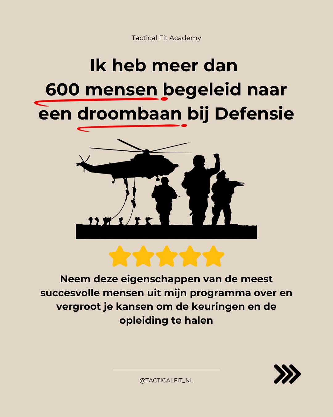 Wat jij kunt leren van mijn succesvolle Tactical Fit deelnemers🔥
•
#werkenbijdefensie #landmacht #luchtmacht #marine #defensie #defensiefit