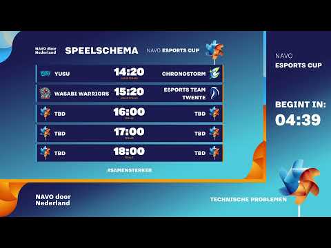Vanadag zie je de finale van de NAVO Esports Cup in Den Haag! Voor meer informatie, kijk op https://werkenbijdefensie.nl/navo-esports-cup