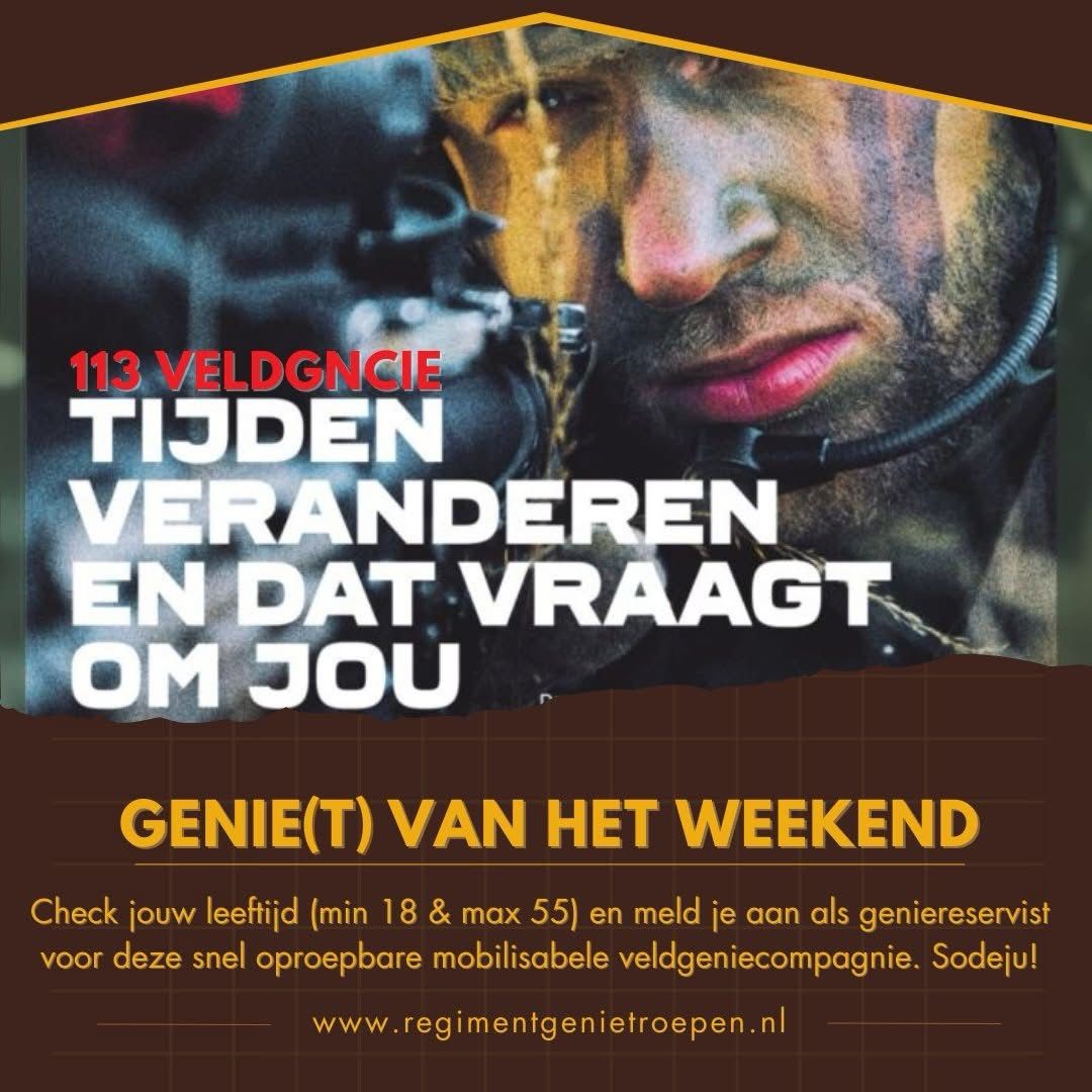 113 Pantsergeniecompagnie

In 2011 werd 113 Pantsergeniecompagnie wegbezuinigd. Nu, 14 jaar later, schreeuwt de geopolitieke situatie om meer slagkracht en dus ook om genie. 113 maakt daarom een comeback, maar met een andere taakstelling en vulling. Hedendaagse dreigingen zijn veelzijdiger, diffuser en vooral dichterbij dan ooit. De oorlog in Oekraïne heeft de westerse wereld wakker geschud: grootschalige grondoorlog is geen relikwie uit het verleden, maar een reële dreiging aan de Europese oostgrens. Flexibiliteit, wendbaarheid en een sterke verankering in de samenleving zijn essentieel voor een moderne krijgsmacht en reservisten spelen hierin een sleutelrol. Met hun civiele expertise en militaire inzetbaarheid, vormen een brug tussen de maatschappij en Defensie en een cruciaal middel om slagkracht te genereren. 113 is dus terug, maar nu als snel oproepbare en goed getrainde mobilisabele veldgeniecompagnie.

Mobilisabele veldgenie

De krijgsmacht moet, conform het plan van de staatsecretaris, groeien. De wederopbouw van 113 met (genie)reserveristen is hiervoor een stap in de juiste richting. Het is uniek dat er nu een veldgeniecompagnie (Veldgncie) ontstaat, die volledig uit geniereservisten bestaat. Normaal gesproken worden reservisten voornamelijk ingezet voor bewakings- en beveiligingstaken binnen Nederland. Bij het optreden van de genie is dit echter anders.

Voor meer info: https://lnkd.in/enJ6QR-S

[Alt-tekst in foto]

#defensie #dosco #clas #dcpl #werkenbijclas #koninklijkelandmacht #landmacht #werkenbijdefensie #buddybijdefensie #buddy #verbindingdienst #verbindelaar #defensieinclusief #diversiteit #inclusie