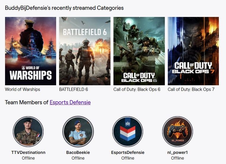 Afgelopen weekend even rust bij de stukken en dus lekker tijd gehad om met mijn familie door te brengen maar ook natuurlijk om te gamen! De volgende games lekker gespeeld en natuurlijk gestreamd op Twitch.tv/buddybijdefensie. 

Voor de mensen die mij de afgelopen periode hebben toegevoegd (mijn gamertag is BuddyBijDefensie) of mij zijn gaan volgen op Twitch.tv. Dank je wel!

Zie je dat ik online ben, stuur mij een invite, join mij ingame en/of vergeet natuurlijk niet wat te zeggen in Twitch.tv chat. 

[Alt-tekst in foto]

#defensie #dosco #clas #dcpl #werkenbijclas #koninklijkelandmacht #landmacht #werkenbijdefensie #buddybijdefensie #buddy #verbindingdienst #verbindelaar #defensieinclusief #diversiteit #inclusie