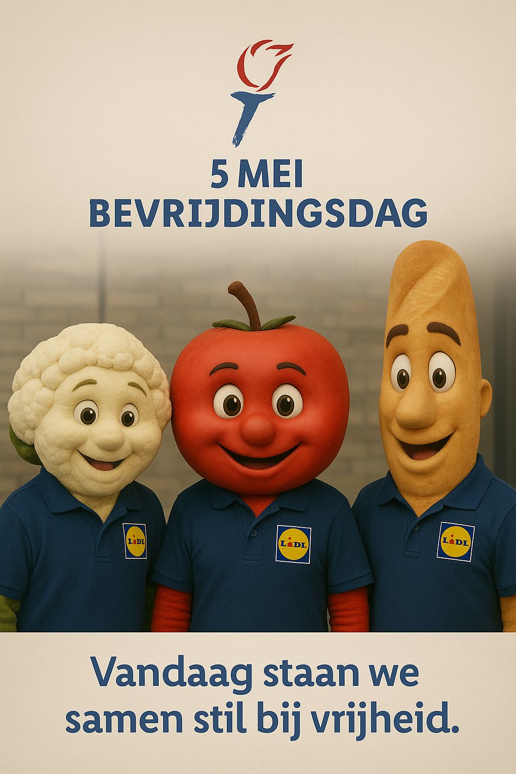 𝗩𝗮𝗻𝗱𝗮𝗮𝗴 𝘃𝗶𝗲𝗿𝗲𝗻 𝘄𝗲 𝘃𝗿𝗶𝗷𝗵𝗲𝗶𝗱 🇳🇱




Op 5 mei staan we stil bij de #bevrijding van Nederland en het feit dat we vandaag in #vrijheid mogen leven, werken en samenkomen. Vrijheid is niet vanzelfsprekend – en daarom is het belangrijk dat we die blijven koesteren, herdenken én vieren.

Bij Lidl Nederland  geloven we in een werkomgeving waarin iedereen zichzelf kan zijn. Waar respect, inclusiviteit en saamhorigheid voorop staan.

Vandaag nemen Bloem, Appie en Stokkie de tijd om niet alleen klanten te begroeten, maar ook om dankbaar te zijn voor de vrijheid die we samen mogen ervaren.

Wat betekent vrijheid voor jou? 🕊️

#Bevrijdingsdag #Nederland #Vrijheid #Lidl #WerkenBijLidl #Inclusiviteit #SamenSterk #Teamlidl