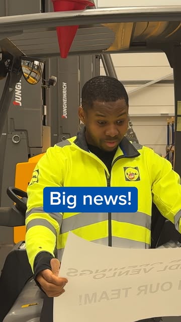 Have you heard the latest?? 👀

#teamlidl #werkenbijlidl #distributiecentrum