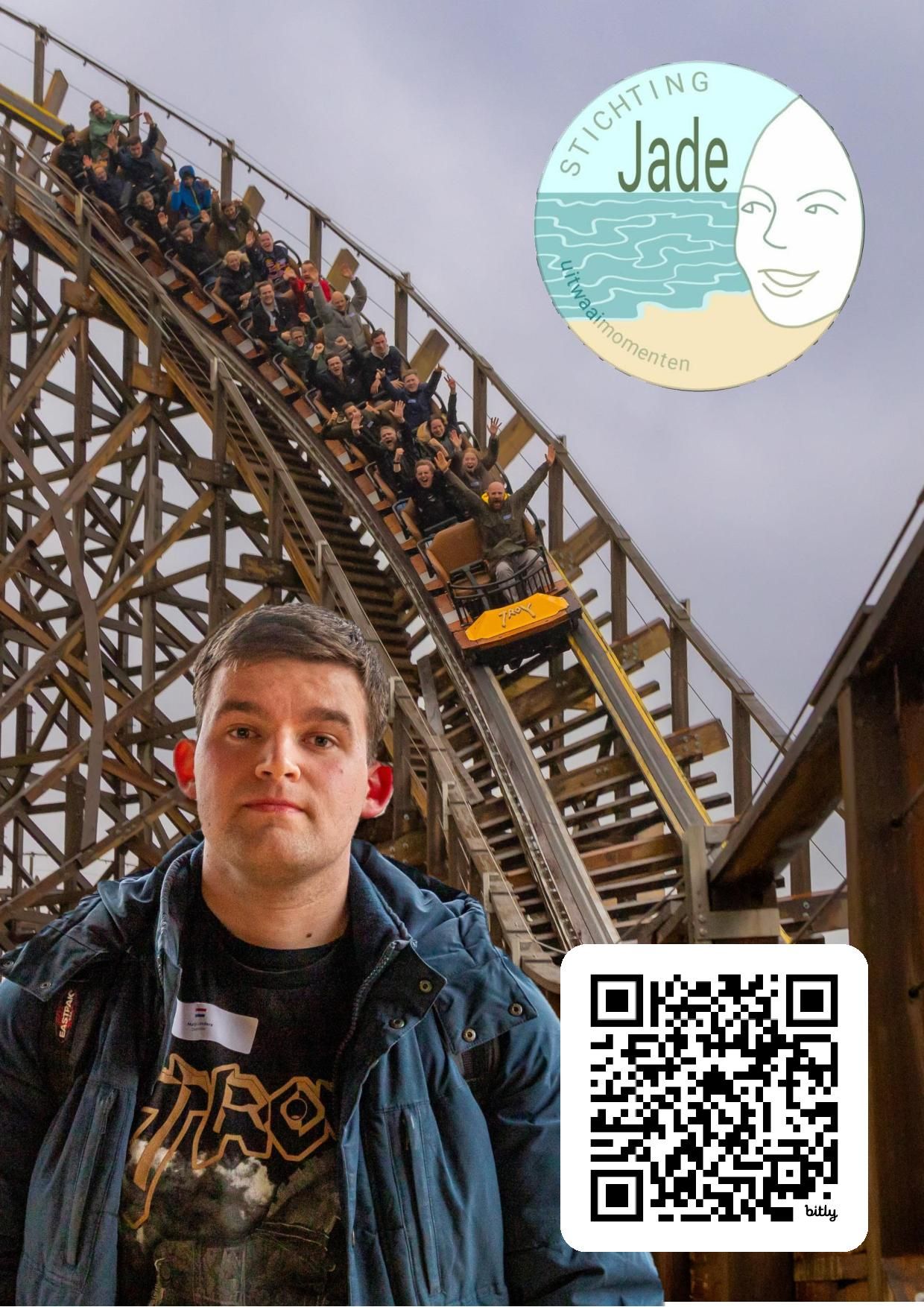 For English, see below.

🎢 Een achtbaanrit voor een goed doel: 24 uur in Troy voor Stichting Jade!
Op 24 & 25 mei ga ik een bijzondere uitdaging aan: 24 uur lang in de houten achtbaan Troy in Attractiepark Toverland! Samen met 23 andere deelnemers uit Nederland, België en Duitsland zamelen we geld in voor Stichting Jade Uitwaaimomenten kinderkanker, die gezinnen met kinderen getroffen door kanker een zorgeloze vakantie biedt.

Deze stichting is opgericht door Jade Kops, een tiener met een ongeneeslijke ziekte, die zich met haar familie inzet om anderen in moeilijke tijden te helpen. Het is een eer om hieraan deel te nemen en bij te dragen aan een initiatief dat echt impact maakt!

💡 Waarom deze uitdaging? Doorzettingsvermogen, grenzen verleggen en iets doen dat verder gaat dan jezelf - dat is waar deze challenge voor mij om draait. Troy, een achtbaan waar ik met veel plezier werk, is voor mij hét symbool van uitdaging en teamwork.

🔹 Wil jij helpen gezinnen een zorgeloos moment te geven? Elke donatie, groot of klein, helpt ons om een jaar lang vakanties te financieren voor getroffen gezinnen. Steunen kan hier: https://bit.ly/TCCMarijn

💙 Laten we samen impact maken! Deel deze actie, steun Stichting Jade en help ons zoveel mogelijk gezinnen te ondersteunen!


🎢 A Roller Coaster Ride for a Good Cause: 24 Hours on Troy for Stichting Jade!
On May 24 & 25, I’m taking on a unique challenge: 24 hours on the wooden roller coaster Troy at Attractiepark Toverland! Together with 23 other participants from the Netherlands, Belgium, and Germany, we are raising money for Stichting Jade Uitwaaimomenten kinderkanker, which provides families with children affected by cancer with a carefree vacation.

This foundation was established by Jade Kops, a teenager battling an incurable illness, who - together with her family - is dedicated to helping others in difficult times. It is an honor to be part of this initiative and contribute to a cause that truly makes an impact!

💡 Why take on this challenge? Perseverance, pushing boundaries, and doing something beyond yourself - that’s what this challenge means to me. Troy, a roller coaster where I have worked with great joy, symbolizes resilience and teamwork, making it the perfect representation of this mission.

🔹 Would you like to help give families a moment of relief? Every donation, big or small, helps us fund a year of vacations for families in need. Support us here: https://bit.ly/TCCMarijn

💙 Let’s make an impact together! Share this campaign, support Stichting Jade, and help us reach as many families as possible!

#TroyCoasterChallenge #StichtingJade #Toverland