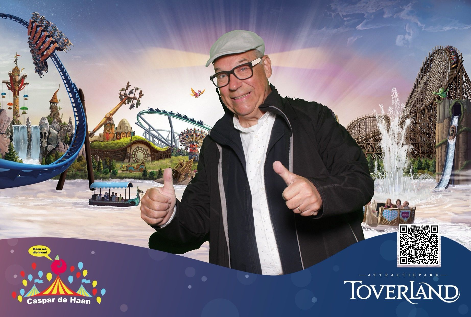 Vandaag sta ik in Toverland voor een corporate event. 
#selfiebooth #Toverland #caspardehaan