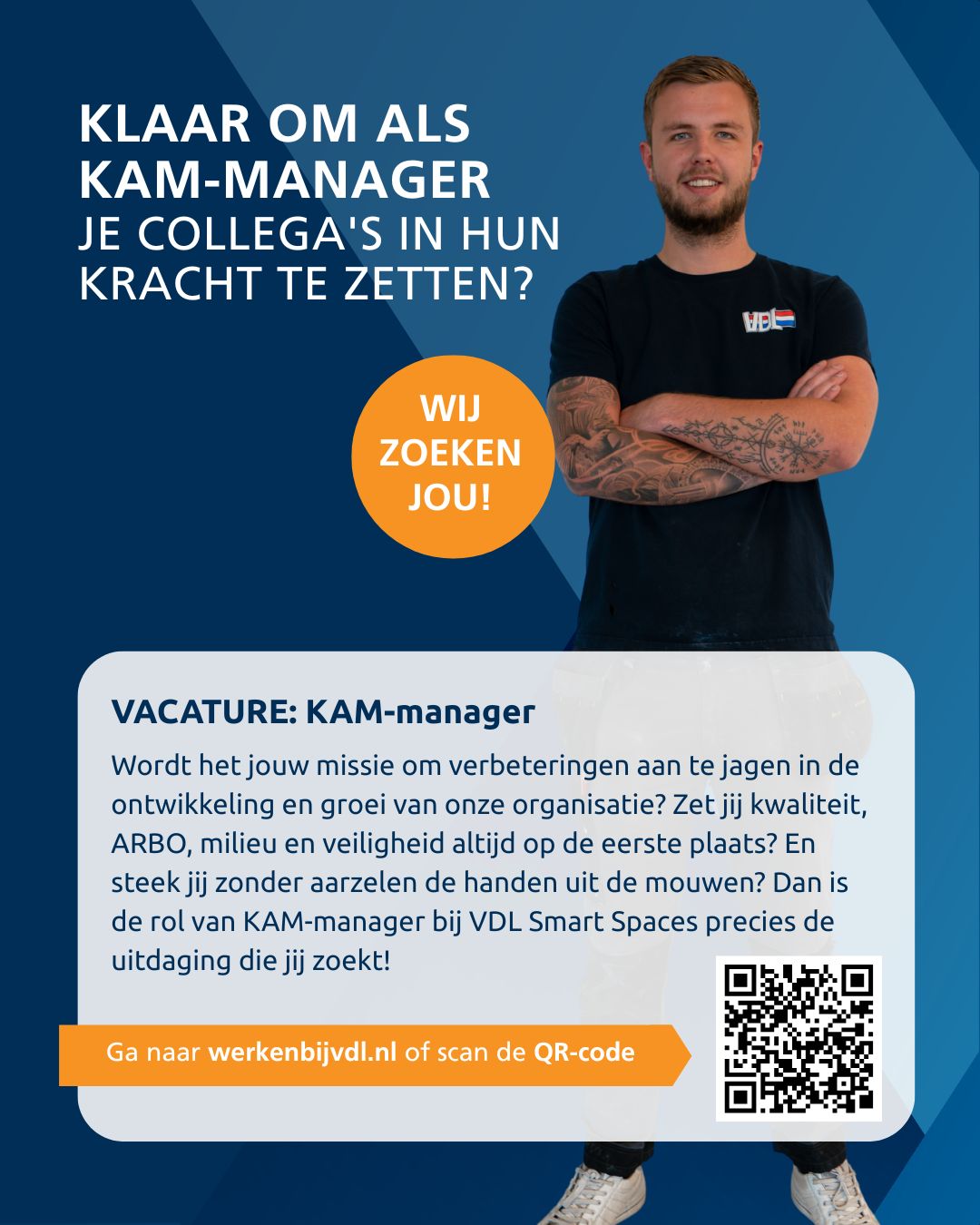 𝗩𝗗𝗟 𝗦𝗺𝗮𝗿𝘁 𝗦𝗽𝗮𝗰𝗲𝘀 𝘇𝗼𝗲𝗸𝘁 𝗲𝗲𝗻 𝗞𝗔𝗠 𝗠𝗮𝗻𝗮𝗴𝗲𝗿!

Ben jij klaar om de kartrekker te worden op het gebied van kwaliteit, ARBO, milieu en veiligheid? Als KAM Manager bij VDL Smart Spaces maak je deel uit van het MT en krijg je een sleutelrol in de groei en ontwikkeling van onze organisatie.

👉 Jij borgt ons kwaliteitssysteem, vertaalt beleid naar concrete acties en zorgt dat veiligheid en duurzaamheid écht in de praktijk landen. Met jouw kennis en daadkracht maak je direct impact.

✅ Maak deel uit van een ondernemende en dynamische werkomgeving
✅ Geniet van aantrekkelijke arbeidsvoorwaarden én volop ruimte voor ontwikkeling
✅ Werk bij een organisatie waar samenwerking en innovatie centraal staan
Ben jij die daadkrachtige professional die wij zoeken?

👁️‍🗨️ Bekijk de hele vacature en solliciteer gelijk via: https://lnkd.in/eh5WbGiQ

#vdlsmarspaces #krachtdoorsamenwerking #werkenbijvdl 