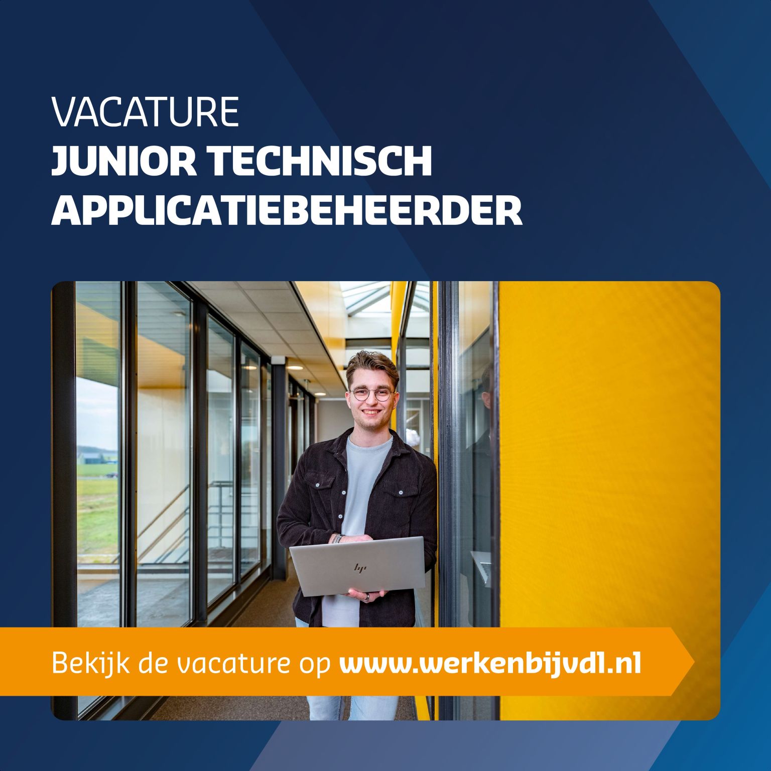 Ben jij klaar om jouw carrière in IT te starten of verder uit te bouwen? Wij zoeken een enthousiaste junior technisch applicatiebeheerder die ons dynamische en gezellige IT-team komt versterken!

Bij ons krijg je veel ruimte om te leren en jezelf te ontwikkelen in een interessante en complexe omgeving waar techniek en mensen samenkomen!

Herken je jezelf hierin of ken je iemand die goed kan passen? Schroom niet om contact op te nemen.